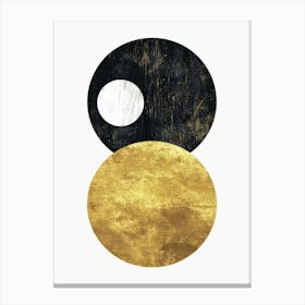 Gold And Black Canvas Print 39 Canvas Print