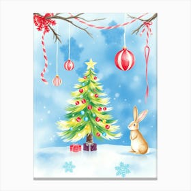 Christmas Card Canvas Print