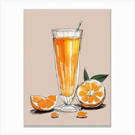 Orange Juice Canvas Print