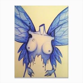 Blue Fairy's Torso Canvas Print