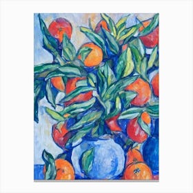 Tangerine 1 Classic Fruit Canvas Print