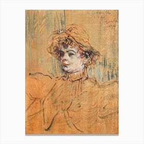 Mademoiselle Nys (1899), Henri de Toulouse-Lautrec Canvas Print