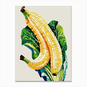 Mosaic Corn Canvas Print