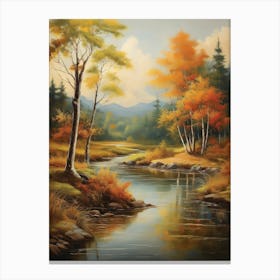 Autumn River 1 Canvas Print