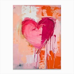 Heart Painting Canvas Print