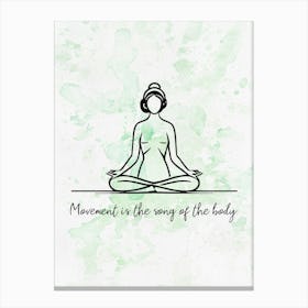 Yoga Lover Canvas Print