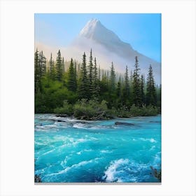 Mountain River Canvas Print