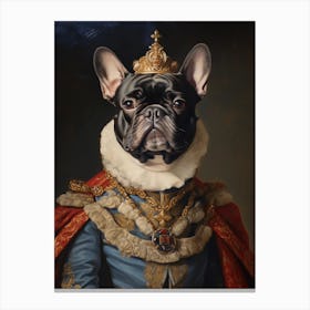 French Bulldog Portrait 1 Canvas Print