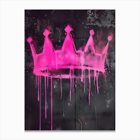 Pink Crown Canvas Print