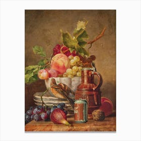 Still Life With Fruit Canvas Print