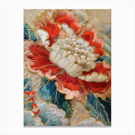 Asian Embroidery Canvas Print