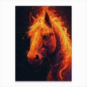 Fire Horse Canvas Print