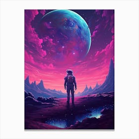 Space Painting Canvas Print