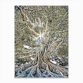 Tree Oak Growth Nature Canvas Print