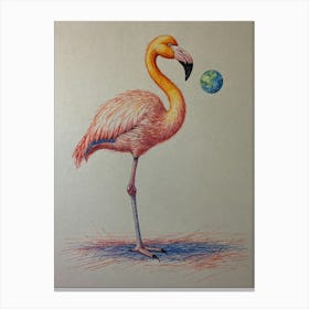 Flamingo 31 Canvas Print