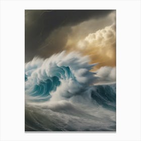 Category 10 Ocean Storm Canvas Print