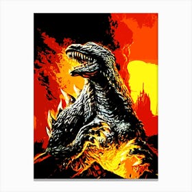 Godzilla 12 Canvas Print