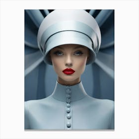 Futuristic Woman Canvas Print