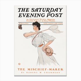 The Saturday Evening Post (June 8, 1907), Edward Penfield Canvas Print