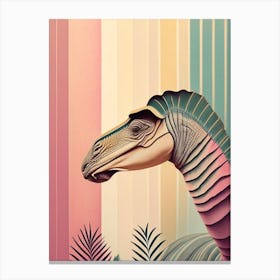 Maiasaura Pastel Dinosaur Canvas Print