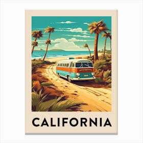 Vintage Travel Poster California 6 Canvas Print