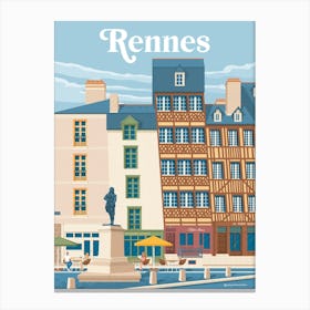 Rennes Bretagne, France Canvas Print