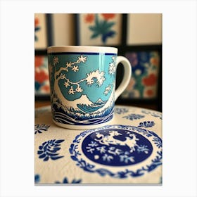 Japanese Mug Canvas Print