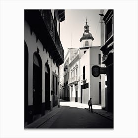Seville, Spain, Spain, Black And White Photography 2 Canvas Print