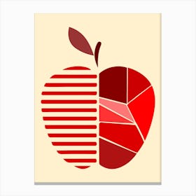 Apple artwork Canvas Print