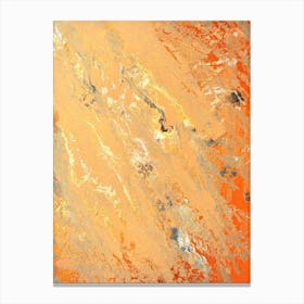 Abstract Shades of Gold Painting Print Canvas Print