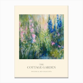 Cottage Garden Poster Garden Melodies 8 Canvas Print