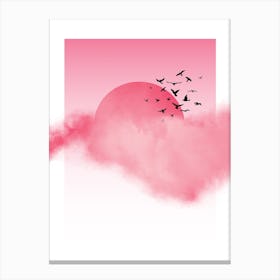 Pink Sunshine Canvas Print