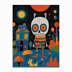 Day Of The Dead 12 Canvas Print