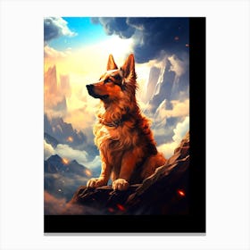 Dog In The Sky 1 Canvas Print