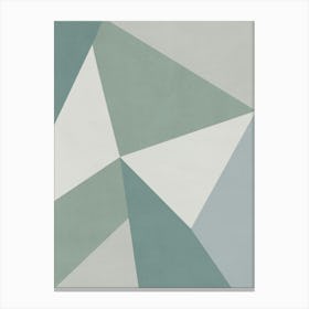 Geometric Triangles - AC01 Canvas Print