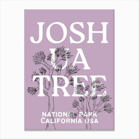 Joshua Tree National Park | California Desert Travel Landscape Scenery 2 Canvas Print