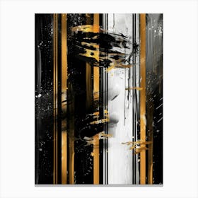 Black And Gold 53 Canvas Print