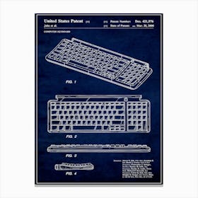 Macintosh Keyboard 2000 Canvas Print