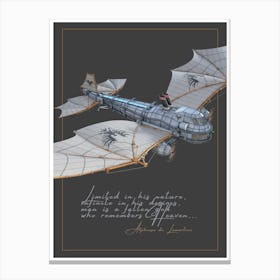 Flying Inspiration Canvas Print