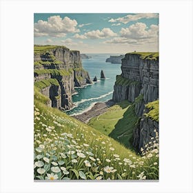 Irish Cliffs Canvas Print