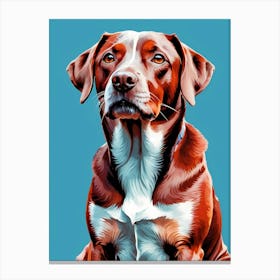 Dog Portrait (11) Canvas Print