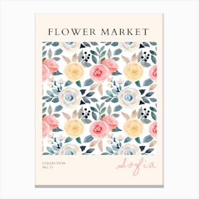 Flower Market 17 Canvas Print