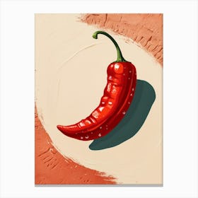 Red Chili Pepper 4 Canvas Print