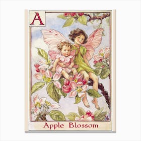 The Apple Blossom Fairy - Victorian Fairies by Cicely Mary Barker in HD Canvas Print