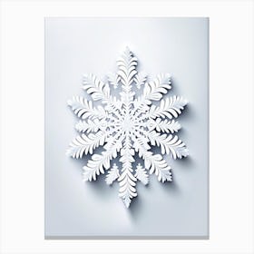 Frozen, Snowflakes, Marker Art 1 Canvas Print
