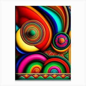 Colorful Abstract Painting Canvas Print