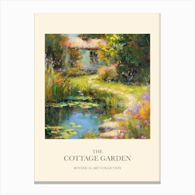 Cottage Garden Poster Fairy Pond 6 Canvas Print