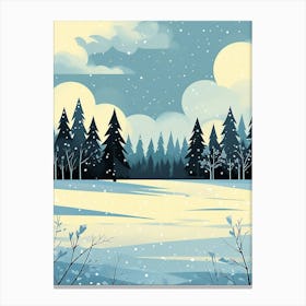 Winter Landscape 1 Canvas Print