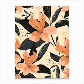 Seamless Floral Pattern Canvas Print