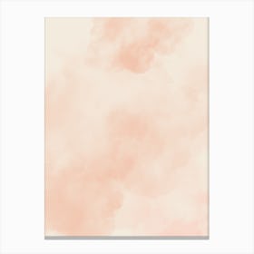 Pastel Pink Clouds Canvas Print